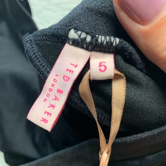 Ted Baker London Ralinda Halter Swimsuit black NWT - Picture 11 of 13